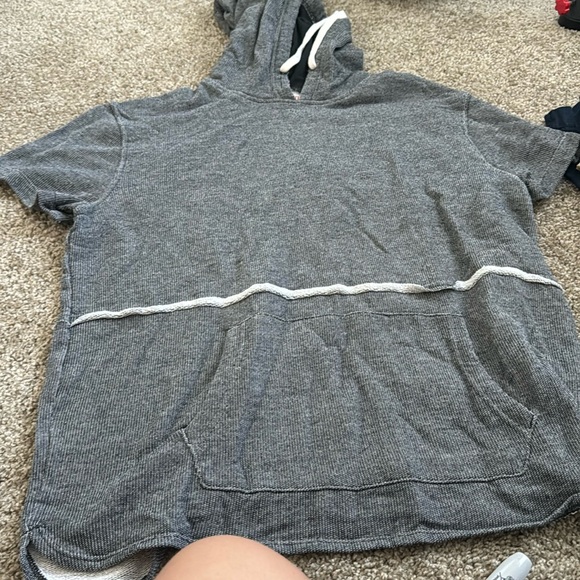 Other - 1 short sleeve hooded shirt and 1 long sleeve hoodie BOTH SIZE LARGE